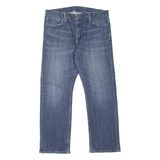 LEVI'S 514 Jeans Mens Blue Slim Straight Stone Wash W36 L30