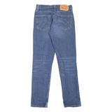 LEVI'S 511 Jeans Mens Blue Slim Straight Stone Wash W28 L30