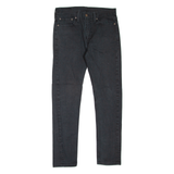 LEVI'S 510 Jeans Mens Black Slim Skinny W32 L29