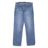 LEVI'S 514 Jeans Mens Blue Slim Straight Stone Wash W32 L30