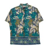 Chaps Ralph Lauren Floral Hawaiian Shirt - XL Multicoloured Cotton