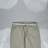 Unbranded Trousers - 30W UK 12 Beige Cotton