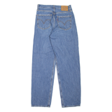 LEVI'S Dad Jean BIG E Womens Jeans Blue Relaxed Tapered Stone Wash W25 L30