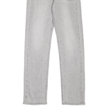 LEVI'S Wedgie BIG E Womens Jeans Grey Regular Straight Stone Wash W23 L28