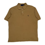 Polo By Ralph Lauren Polo Shirt - Medium Brown Cotton