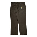 Carhartt Carpenter Pants - 32W 32L Brown Cotton