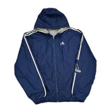 Adidas Windbreaker - 2XL Blue Polyester