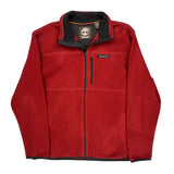 Timberland Fleece Jacket - Medium Red Polyester