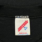 Jerzees Single Stitch T-Shirt - Medium Black Cotton