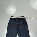 Carhartt Carpenter Trousers - 26W UK 6 Blue Cotton