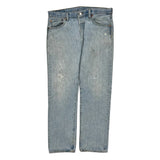 501 Levis Jeans - 34W 30L Light Wash Cotton