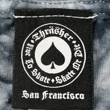 Thrasher Tie-Dye T-Shirt - Medium Black & White Cotton