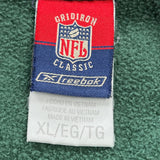 Packers Reebok Football Sweatshirt - XL Green Cotton