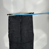 Carhartt Cargo Trousers - 36W 30L Black Cotton
