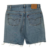 Levis Denim Shorts - 36W 9L Light Wash Cotton