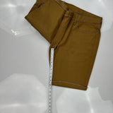 511 Levis Shorts - 34W 10L Brown Cotton