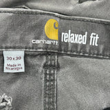 Carhartt Carpenter Trousers - 33W 30L Grey Cotton