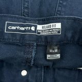 Carhartt Carpenter Pants - 32W 36L Blue Cotton
