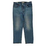 501 Levis Jeans - 32W UK 12 Blue Cotton