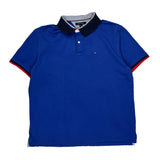 Tommy Hilfiger Polo Shirt - XL Blue Cotton