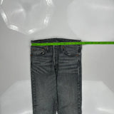 501 Levis Skinny Jeans - 29W US 4 Gray Denim