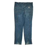 Carhartt Carpenter Pants - 38W 36L Blue Cotton