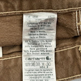 Carhartt Carpenter Pants - 38W 30L Brown Cotton