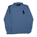Age 6 Polo By Ralph Lauren Polo Shirt - XS Blue Cotton