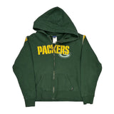 Packers Reebok Nfl Hoodie - Large Yellow Polyester