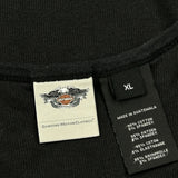 Harley Davidson Graphic Vest - XL Black Cotton