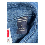 Wrangler Denim Shirt - Medium Blue Cotton