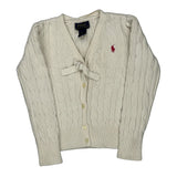Age 5 Polo By Ralph Lauren Cardigan - XS Cream Cotton