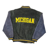 Michigan Unbranded College Varsity Jacket - XL Black Cotton