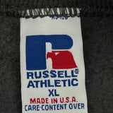 90s Blank Made In USA Russell Athletic Sweatshirt - XL Gray Cotton