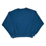 Eeyore Disney Cartoon Sweatshirt - Large Blue Cotton Blend