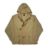 80S Tommy Hilfiger Windbreaker - XL Yellow Nylon
