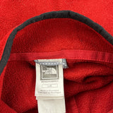 The North Face Fleece - Large Red Polyester