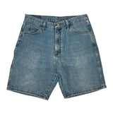 Wrangler Denim Shorts - 30W 8L Blue Cotton