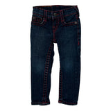 Age 3 True Religion Contrast Stitch Jeans - 3XS Dark Wash Denim