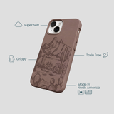 Chocolate Brown Desert Run iPhone 13 Mini Case