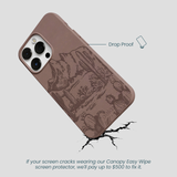 Chocolate Brown Desert Run iPhone 13 Pro Max Case