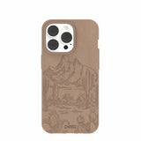 Chocolate Brown Desert Run iPhone 13 Pro Case