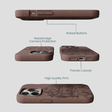 Chocolate Brown Desert Run iPhone 15 Pro Case