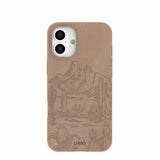 Chocolate Brown Desert Run iPhone 16 Plus Case