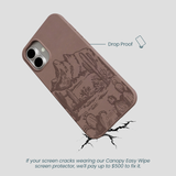 Chocolate Brown Desert Run iPhone 16 Plus Case