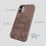 Chocolate Brown Desert Run iPhone 16 Plus Case