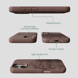 Chocolate Brown Desert Run iPhone 16 Case