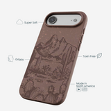 Chocolate Brown Desert Run iPhone Air Case