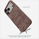 Chocolate Brown Desert Run iPhone 17 Pro Max Case