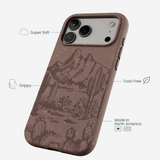 Chocolate Brown Desert Run iPhone 17 Pro Max Case